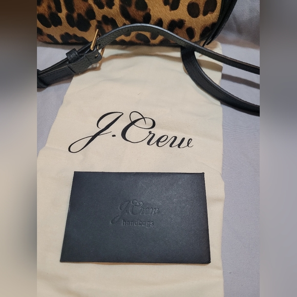 J. Crew leopard calf hair Devon Camera Bag - Picture 11 of 16